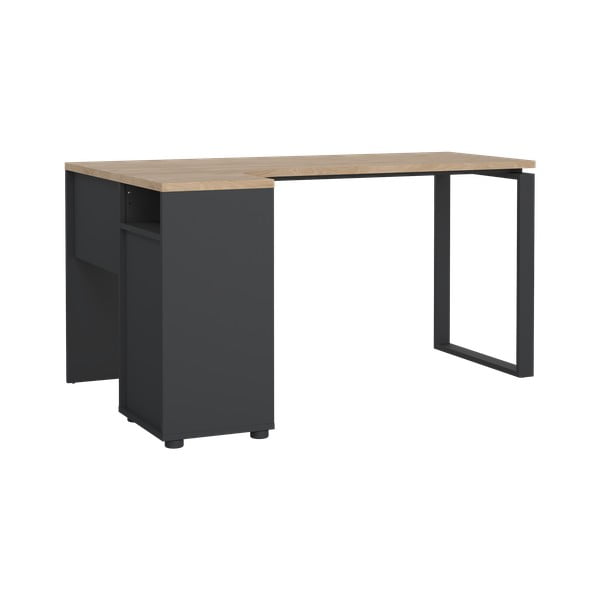 Darba galds ar ozolkoka imitācijas galda virsmu 100x150 cm Sign – Tvilum-image-3