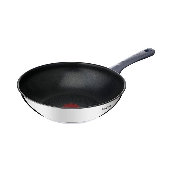 Wok nerūsējošā tērauda panna ar vāku/ar nelīpošu pārklājumu ø 28 cm Daily Cook G7309955 – Tefal-image-2