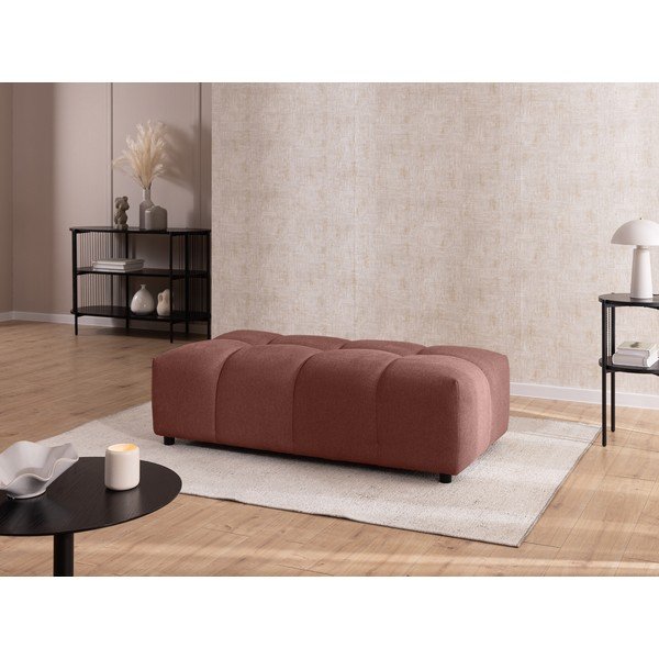 Terakotas oranžs kāju soliņš Albane  – Ropez-image-1