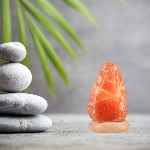 Oranža sāls lampa, augstums 19 cm Sally – LAMKUR-image-1