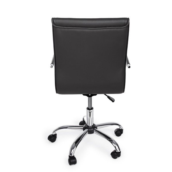 Tumši pelēks mākslīgās ādas biroja krēsls Perth – Yes Everyday-image-4