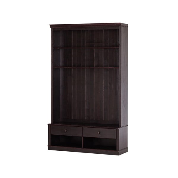 Brūns priedes masīvkoka TV plauktu komplekts 140x223 cm Anita – Støraa-image-2