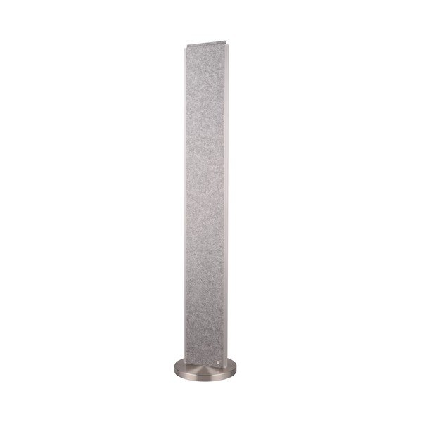 Pelēka LED stāvlampa ar balss vadību/ar mobilās lietotnes vadību no auduma (augstums 180 cm) Cicara – CINQUE-image-2
