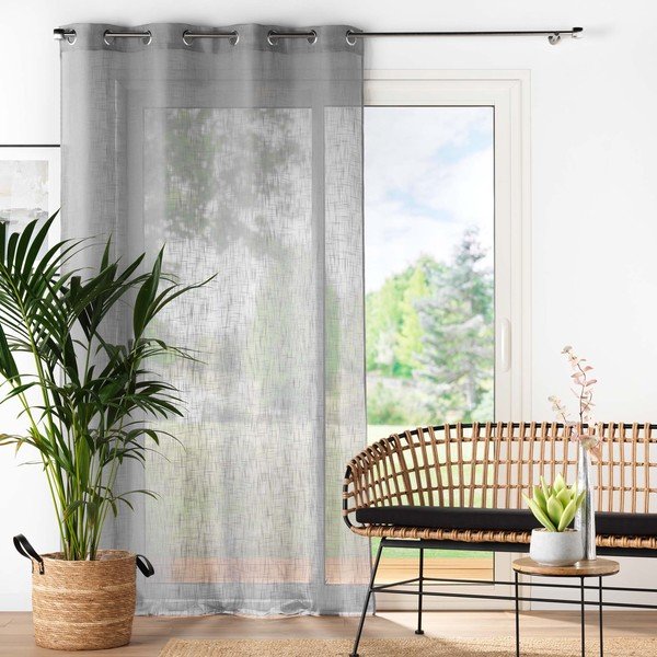 Pelēks dienas aizkars 140x280 cm Haltona – douceur d'intérieur-image-4