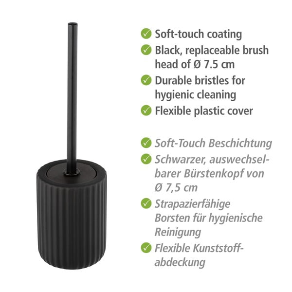 Melna tualetes birste Wenko Belluno-image-3
