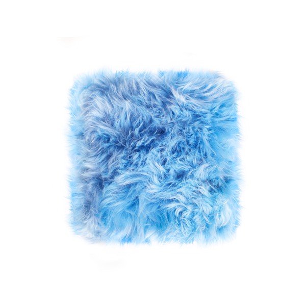 Gaiši zils aitādas spilvens Royal Dream Sheepskin, 45 x 45 cm-image-1