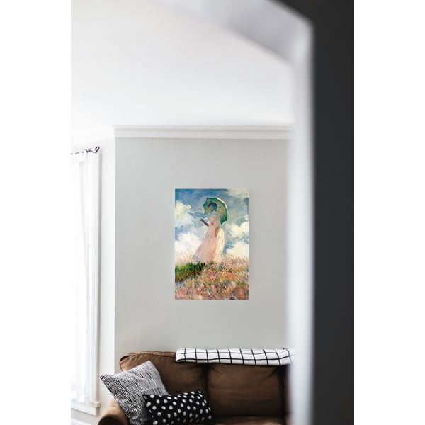 Gleznas reprodukcija 30x45 cm Woman with sunshade – Fedkolor-image-1