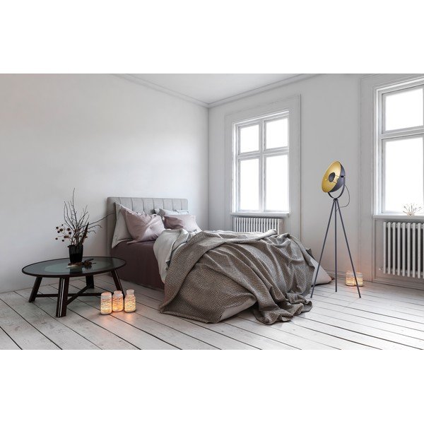 Tumši pelēka metāla stāvlampa Reality Chewy, augstums 160 cm-image-3