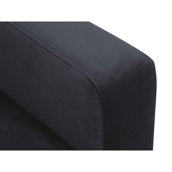 Tumši zils samta dīvāns Kooko Home Harmony, 220 cm-image-4