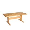 Ēdamgalds ar ozolkoka imitāciju 95x195 cm Skak – Hübsch