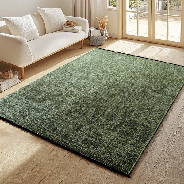 Zaļš mazgājams paklājs 200x290 cm Space – Ayyildiz Carpets-image-1