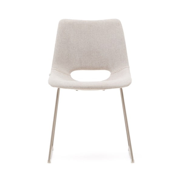 Bēšs pusdienu krēsls Zahara – Kave Home-image-3