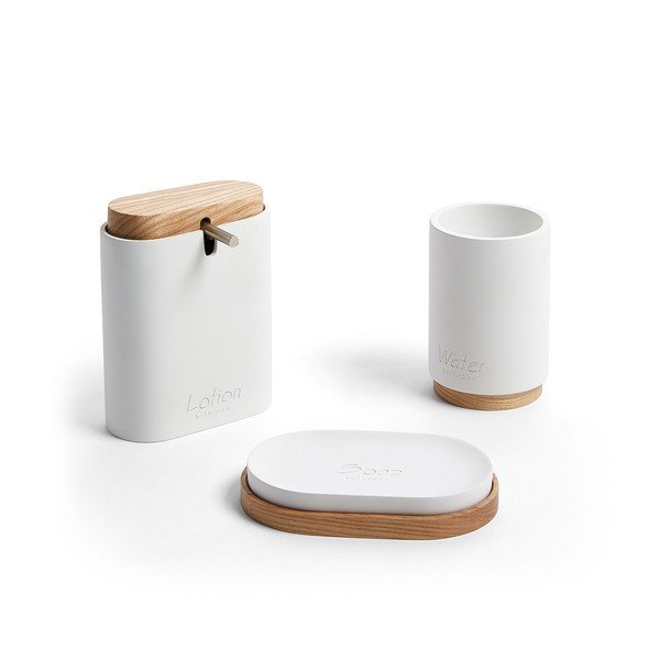 Balts ziepju dozators Kave Home HENDAL-image-2