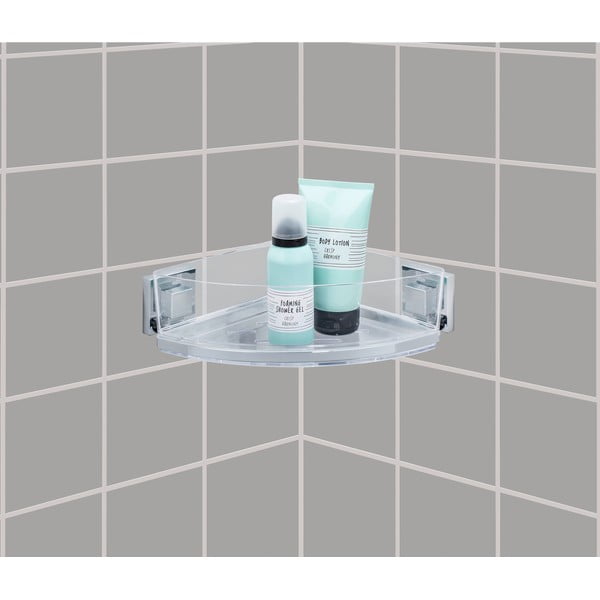 Pašturošs stūra plaukts Wenko Vacuum-Loc, 19,5 x 28 cm-image-1