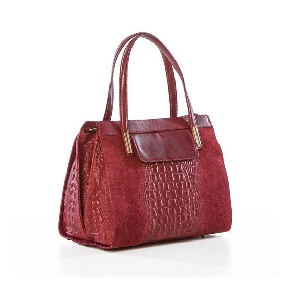 Ādas somiņa Croco Red-image-4