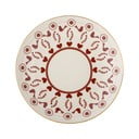 Krēmkrāsas deserta māla šķīvis ar Ziemassvētku motīvu ø 16 cm Jolly – Bloomingville