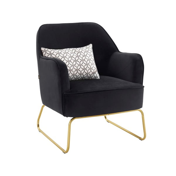 Melns samta krēsls Joshua – Støraa-image-4