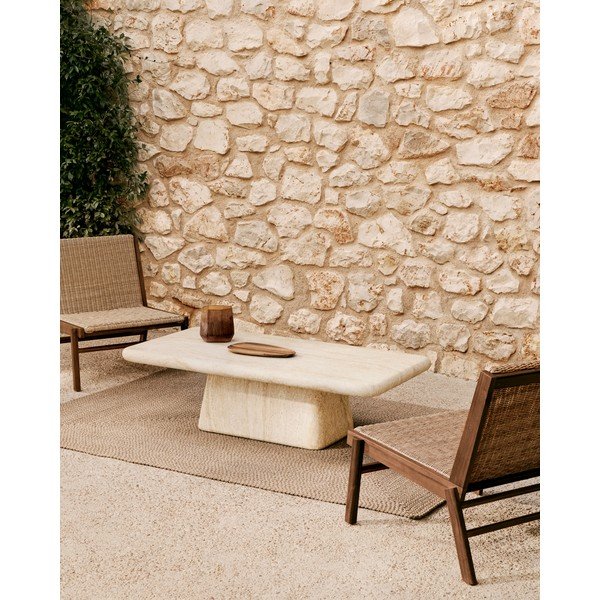 Bēšs iekštelpu un āra paklājs no pārstrādātas šķiedras 160x230 cm Despas – Kave Home-image-1