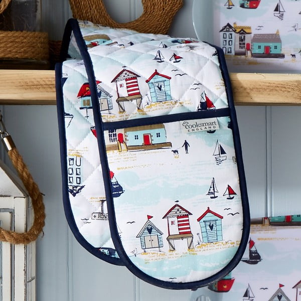 Dubultie kokvilnas cimdi Cooksmart ® Beside the Seaside-image-1