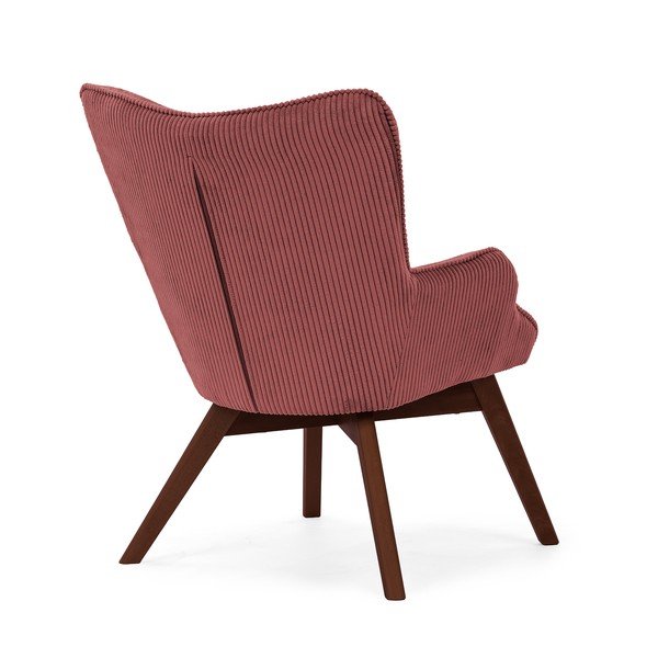 Sarkans velveta atpūtas krēsls Niko – Ropez-image-3