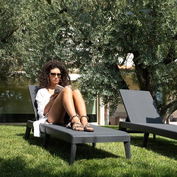 Melns mākslīgās rotangpalmas dārza zvilnis Numana – Toomax-image-1