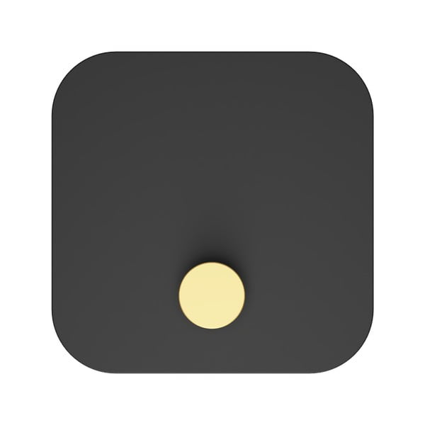 Melns metāla sienas pakaramais ar plauktu Hang in There – UMAGE-image-3