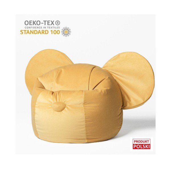 Dzeltens bērnu sēžammaiss Ears – The Brooklyn Kids-image-2