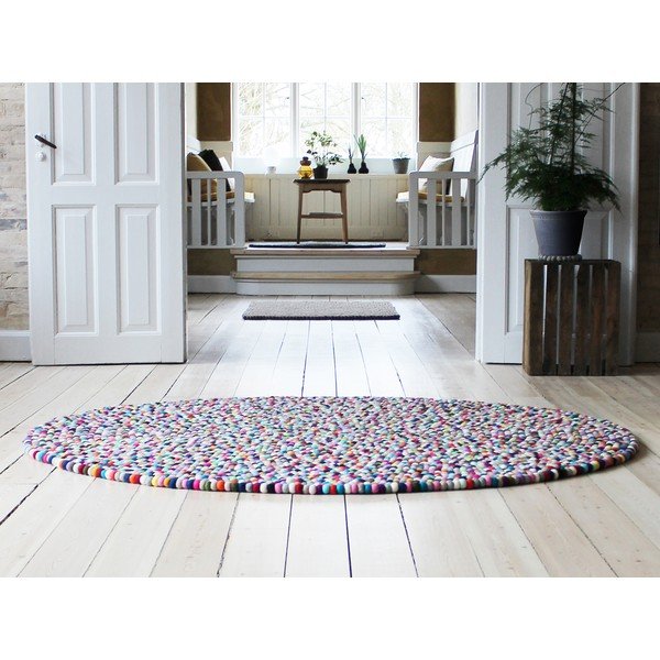 Vilnas bumbiņu paklājs Wooldot Ball Rugs Multi Pang, ⌀ 200 cm-image-2