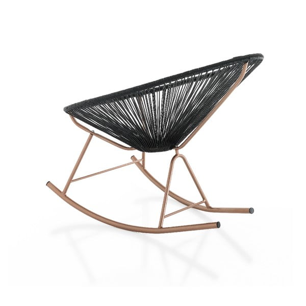 Melns āra šūpuļkrēsls Tomasucci Numana-image-2