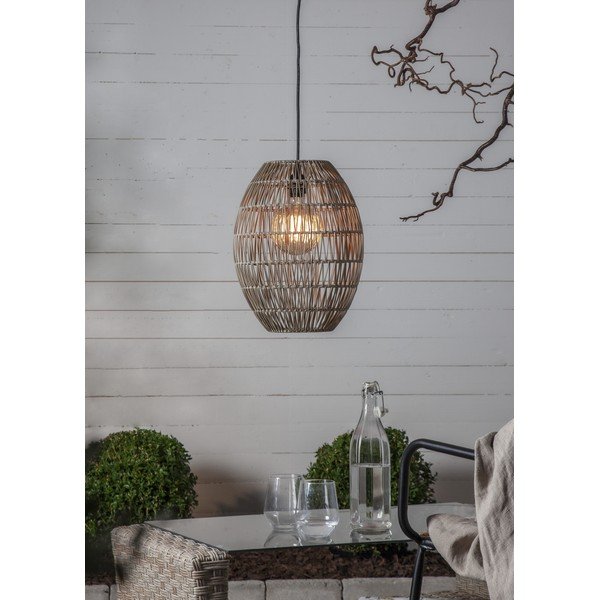 Bēšs abažūrs ø 30 cm Linde – Star Trading-image-4