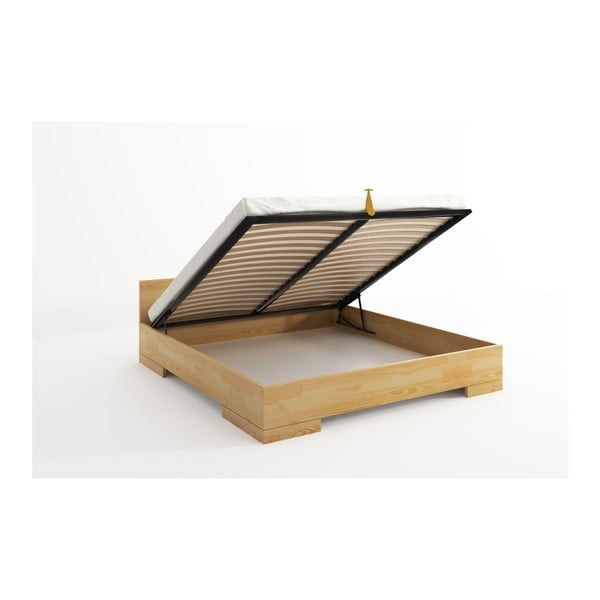 Priedes divguļamā gulta ar uzglabāšanas vietu SKANDICA Spectrum, 160 x 200 cm-image-4