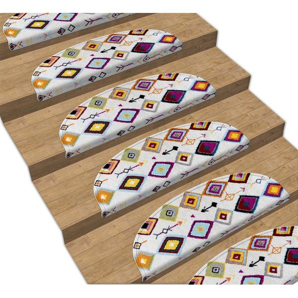 Kāpņu paklāji (16 gab.) 65x20 cm Ethnic – Vitaus-image-1