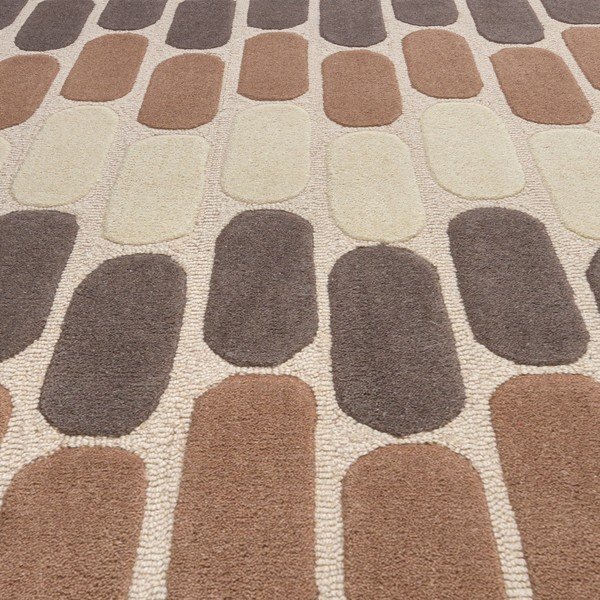 Brūni bēšs vilnas paklājs Flair Rugs Fossil, 200 x 290 cm-image-2
