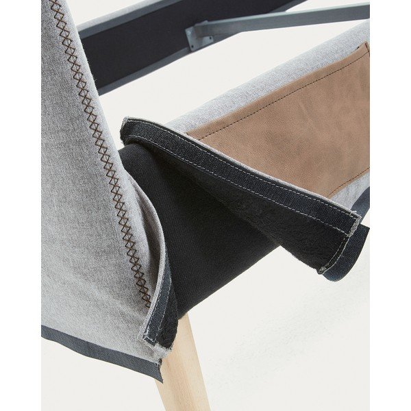 Rozā polsterēts gultas galvgalis 108x76 cm Dyla – Kave Home-image-4