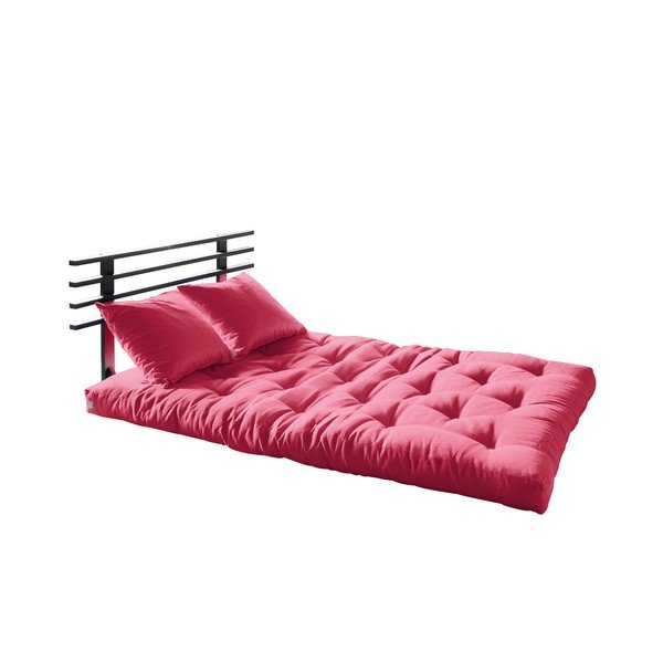 Dīvāns gulta Karup Shin Sano Black/Magenta-image-3