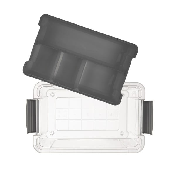 Plastmasas uzglabāšanas kaste ar vāku 35x23x17 cm Multi Stormax – Orion-image-1