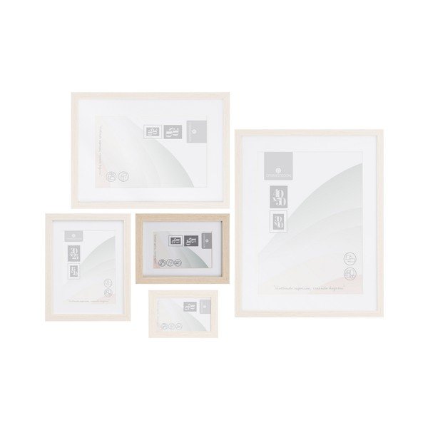 Dabīga toņa stāvošs/piekarināms foto rāmis 17,5x22,5 cm Sencillo – Casa Selección-image-1