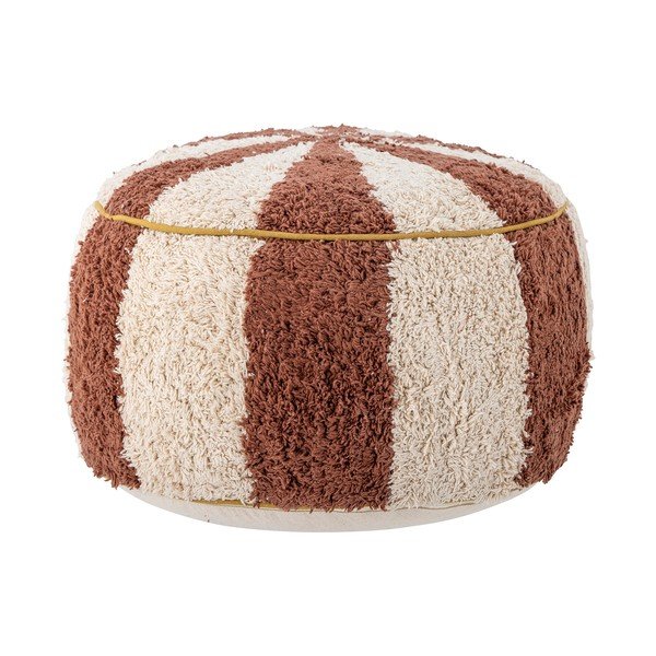 Bēšs/terakotas oranžs bērnu pufs Charoline – Bloomingville Mini