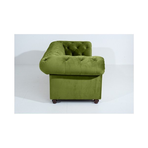 Zaļš dīvāns Max Winzer Orleans Velvet, 216 cm-image-3
