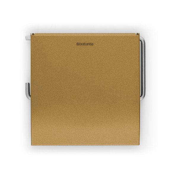 Zelta krāsas tērauda sienas tualetes papīra turētājs ReNew – Brabantia-image-3