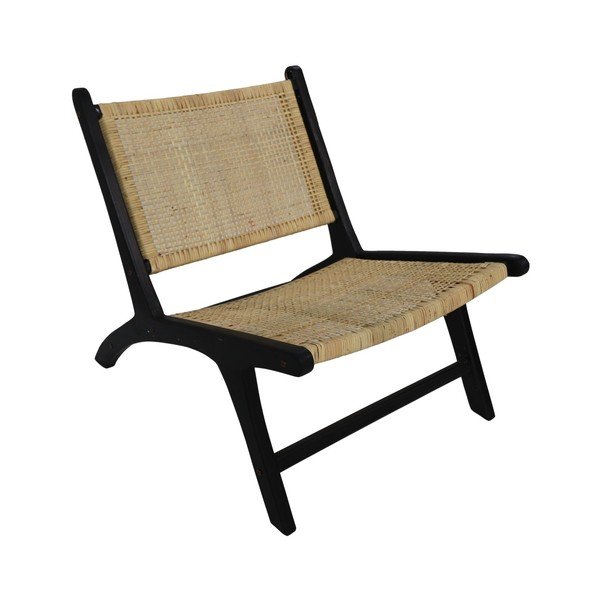 Melns tīkkoka krēsls ar pinumu – HSM collection-image-2