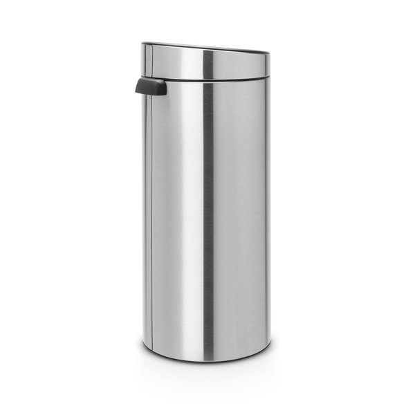Matētas sudraba krāsas ar pieskārienu atverama tērauda atkritumu tvertne 30 l Touch Bin – Brabantia-image-3
