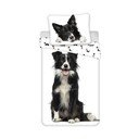 Vienguļamā kokvilnas bērnu gultas veļa 140x200 cm Border Collie – Jerry Fabrics