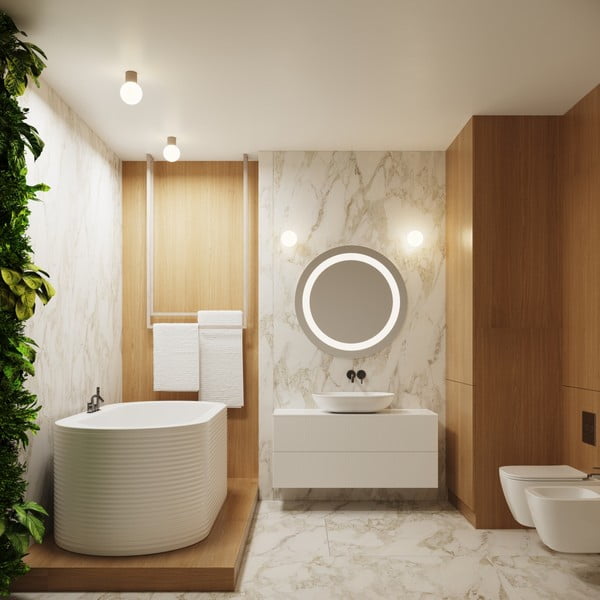 Pelēkbrūna sienas lampa Orbital – Sollux-image-4