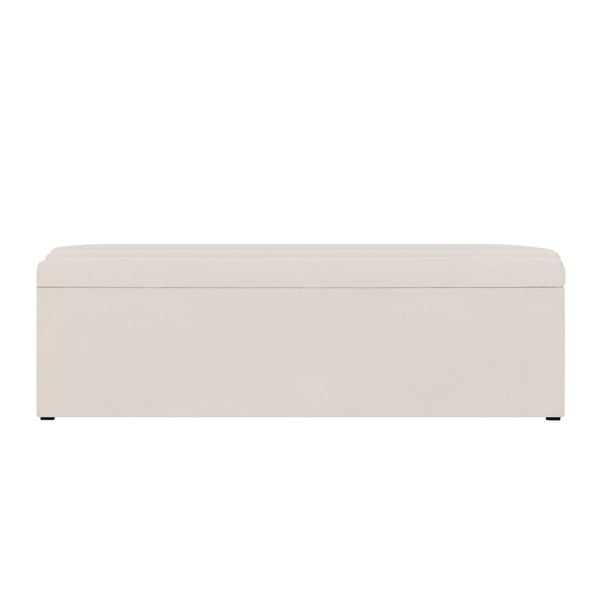 Krēmkrāsas un balts sols ar uzglabāšanas vietu Cosmopolitan Design Los Angeles, platums 140 cm-image-3