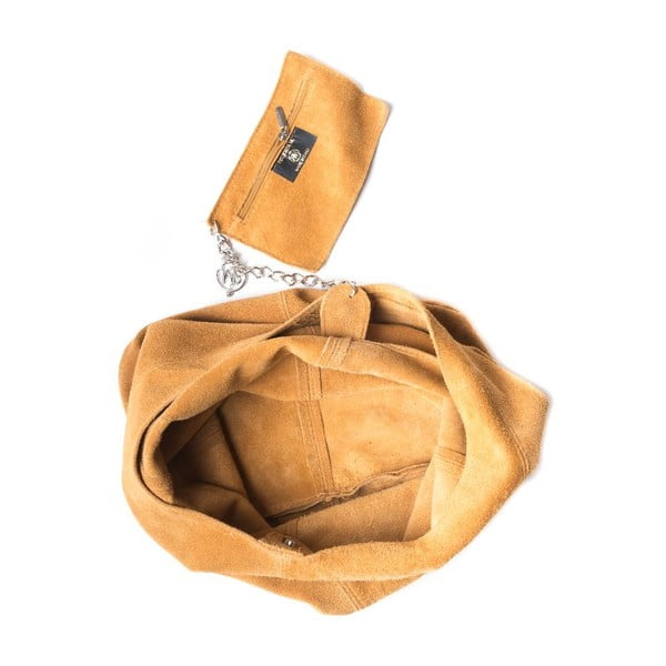 Ādas rokassoma Roberta M 885 Cognac-image-3