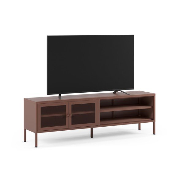 Bordo metāla TV galdiņš 160x50x35 cm Fayna – Marckeric-image-1