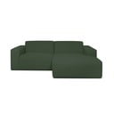 Tumši zaļš stūra dīvāns (labais stūris) Roxy – Scandic