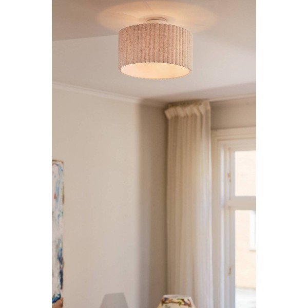 Bēša lina griestu lampa ø 40 cm Alina – Jotex-image-1