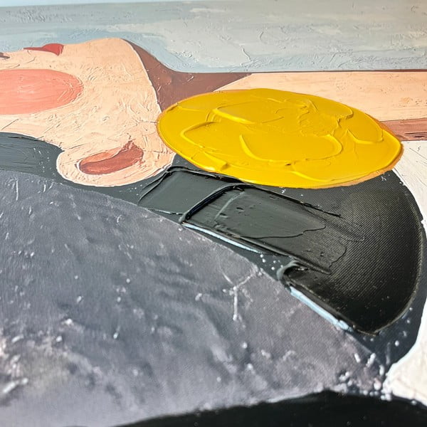 Attēls ar manuāli gleznotiem elementiem 70x100 cm Mae – Styler-image-2